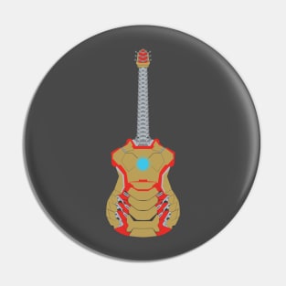 iron guitar Pin