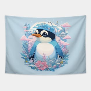 Cute Penguin Tapestry