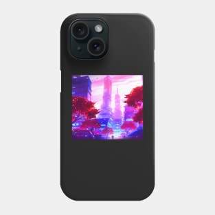 Colorful atumn city Phone Case