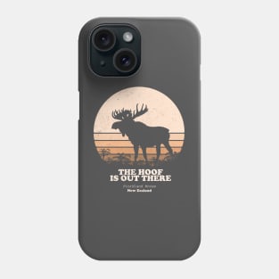 Fiordland Moose - The Hoof is Out There Phone Case