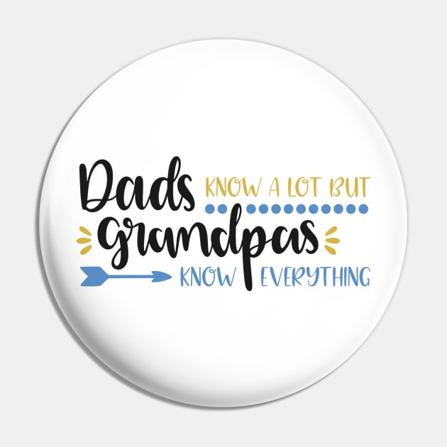 Dads Know A Lot But Grandpas Know Everything Pin by marktwain7