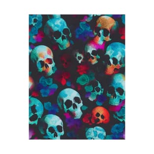 skulls and flowers T-Shirt