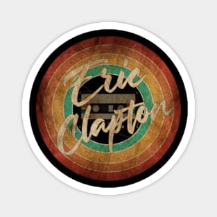 Eric Clapton Vintage Circle Art Magnet