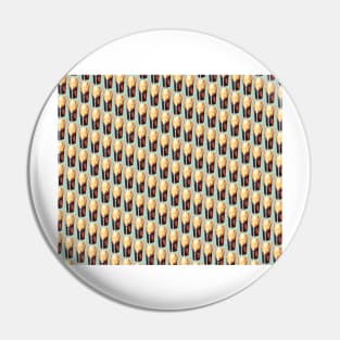 Root Beer Float Pattern Pin