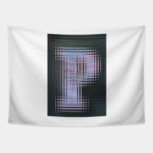 CAPITAL LETTER P. BLURRED but BOLD UPPER CASE Tapestry