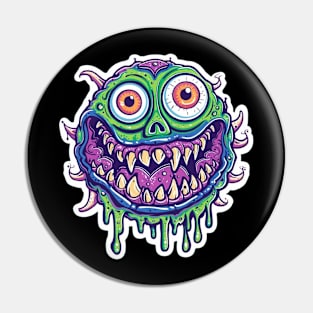 Psychedelic Chomp Champion Pin
