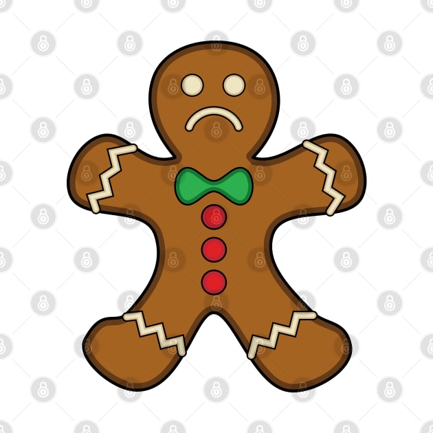 Sad Gingerbread Man by BirdAtWork