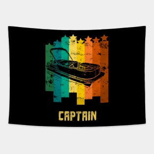 Pontoon Captain Retro Tapestry