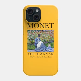 Claude Monet | The Artist's Garden in Argenteuil Phone Case