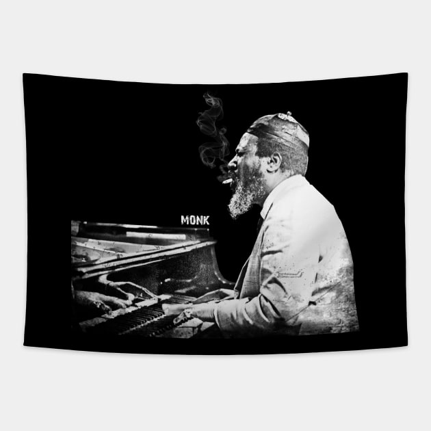 Retro Jazz Musician Tapestry by TimTimMarket