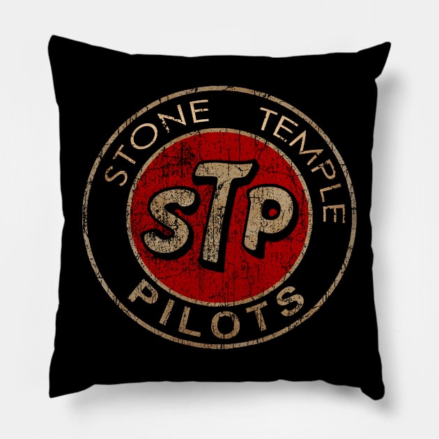 Stone temple pilot ( STP ) vintage design on top Pillow by agusantypo