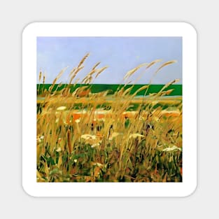 Wheat in Gentle Breeze Magnet