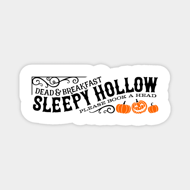 Sleepy Hollow Dead and Breakfast Magnet by innergeekboutique