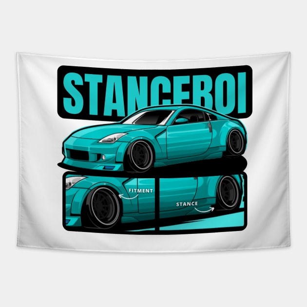 Stance Boi - 350Z Tapestry by MOTOSHIFT