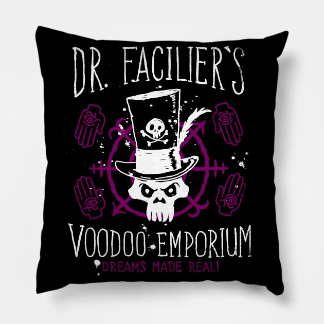 Voodoo Emporium Pillow by blairjcampbell