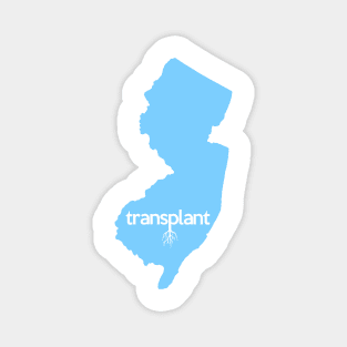New Jersey Transplant NJ Blue Magnet