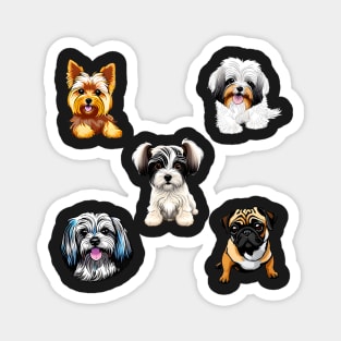 Puppy Sticker Pack Magnet