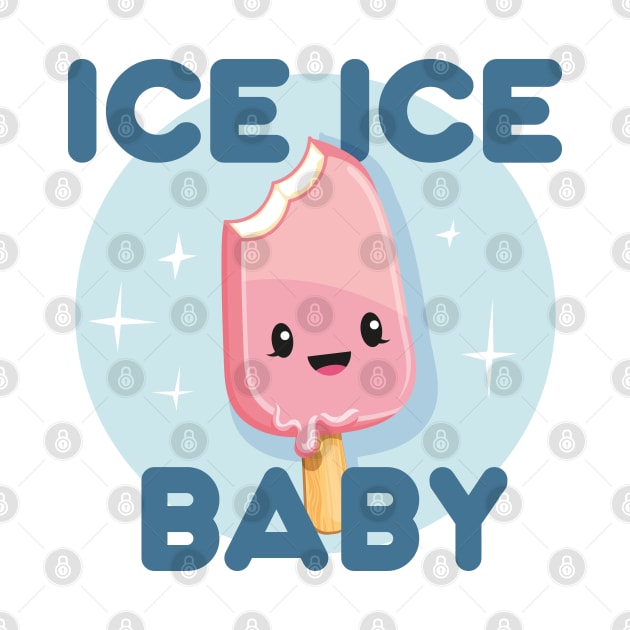 Ice Ice Baby Kawaii Ice Cream by Safari Shirts