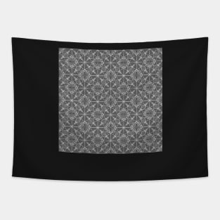 Geo Square 2 Black Tapestry