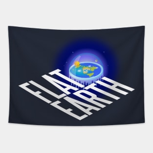 Flat earth Tapestry