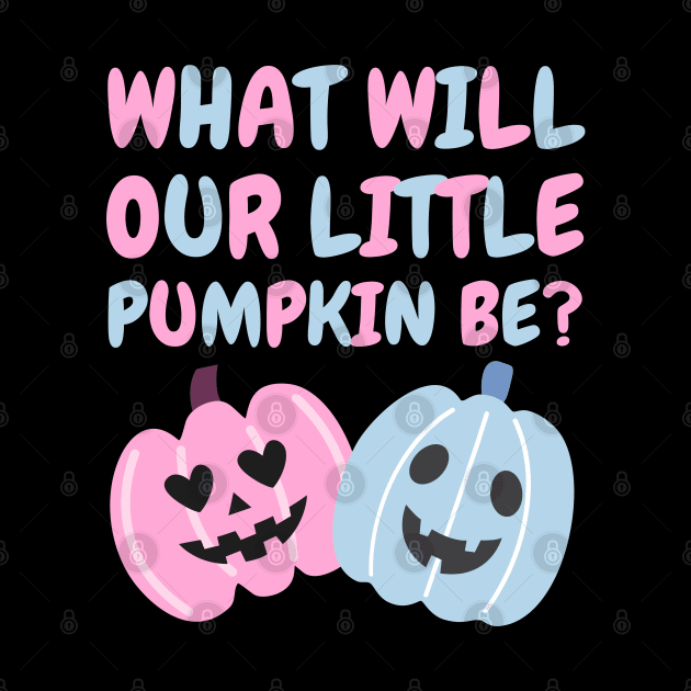 Cute Halloween Gender Reveal What Will Our Little Pumpkin Be by NearlyNow