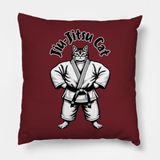 Jiu Jitsu Cat! Pillow