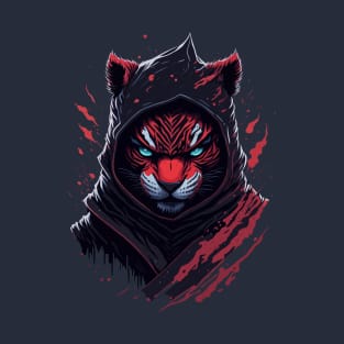 Tiger Ninja Vector Art T-Shirt