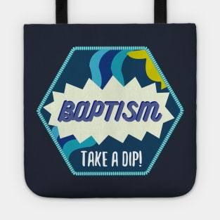 Baptism Patch -- Blue Tote