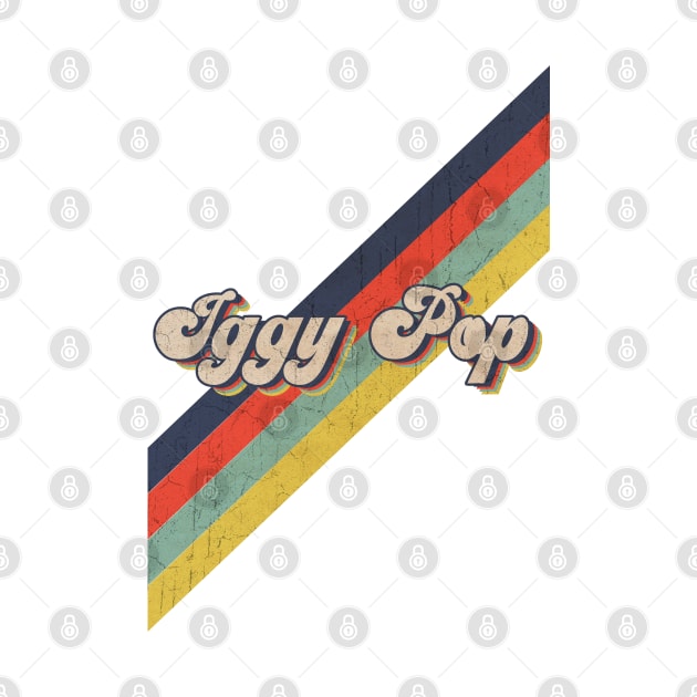 retro vintage color Iggy Pop by HarryMarket