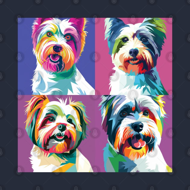 Biewer Terrier Pop Art - Dog Lover Gifts by PawPopArt