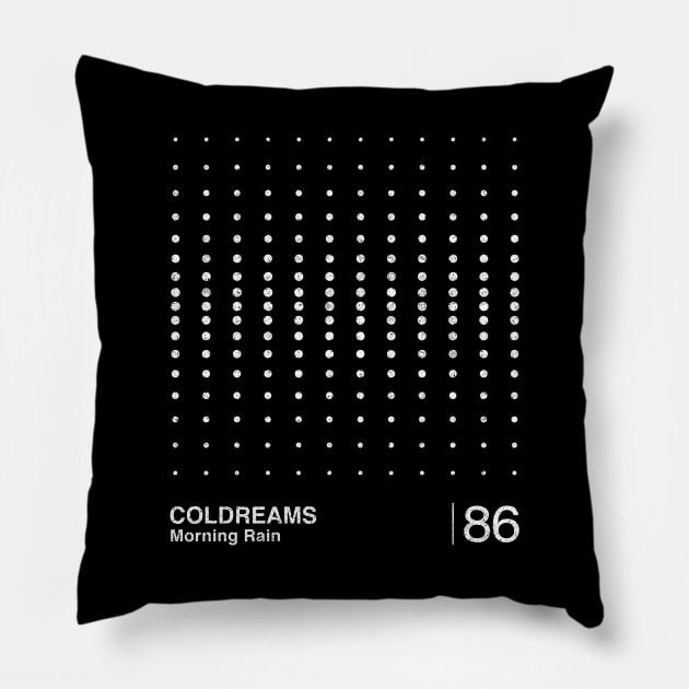 Morning Rain / Minimalist Graphic Artwork Fan Design Pillow by saudade