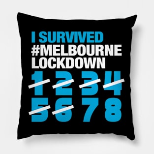 #Melbourne Lockdown 6 Pillow