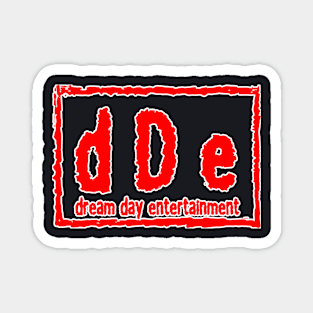 DDE Dream Day Entertainment Red logo Magnet