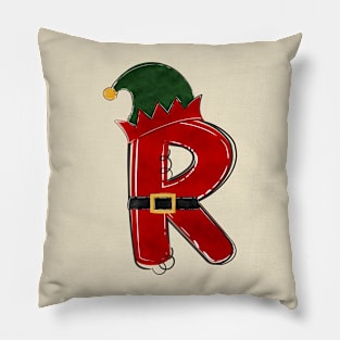 Letter R - Christmas Letter Pillow