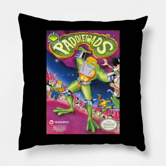 PADDLETOADS Pillow by Unsanctioned Goods