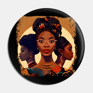 Black History Month T-Shirt Pin