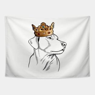 Plott Hound Dog King Queen Wearing Crown Tapestry