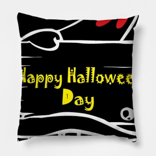 Happy Halloween Ghost Pillow