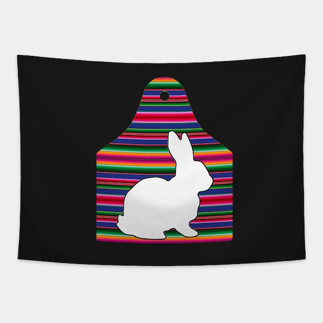 Serape Ear Tag - Show Rabbit - NOT FOR RESALE WITHOUT PERMISSION Tapestry by l-oh