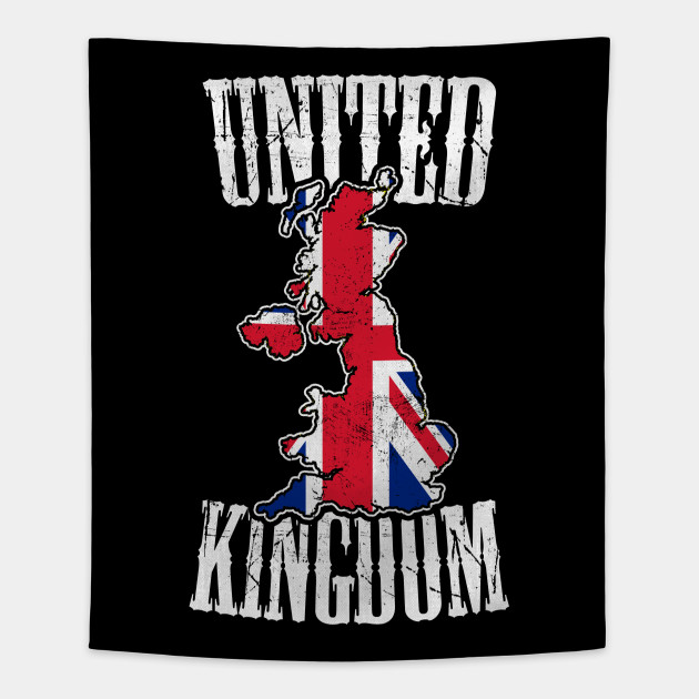 United Kingdom Flag Map