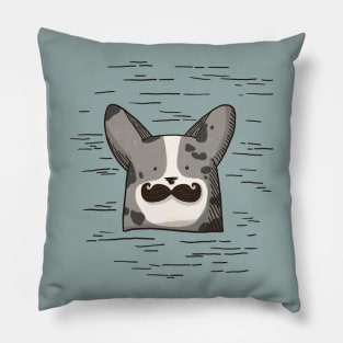 Movember - Cardigan Welsh Corgi Edition Pillow