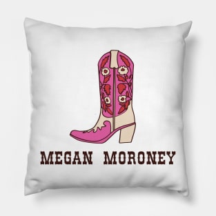 Megan Moroney- Pink Cowboy Boot Pillow