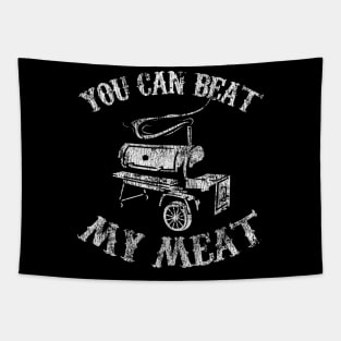 Funny BBQ Pit Reverse Flow Smoker Accessory Dad Grill Gift Tapestry