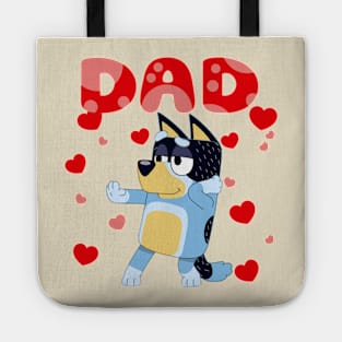 Dog valentine Tote