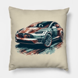 Tesla Model X Pillow