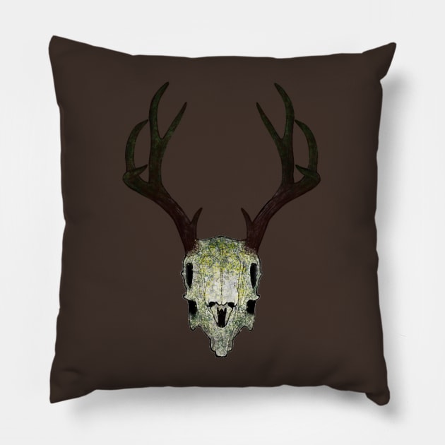 Plant Deer Pillow by FattoAMano