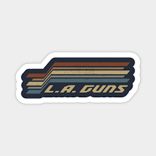 L.A. Guns Stripes Magnet