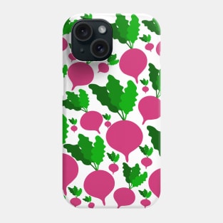 Radish vegetable pattern Phone Case