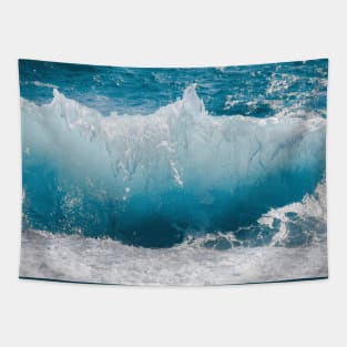 blue ocean waves Tapestry