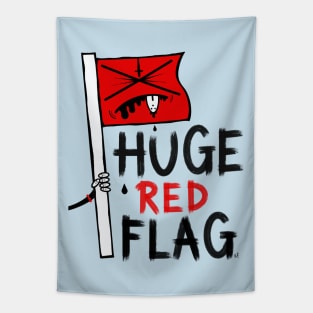 Huge Red Flag Tapestry